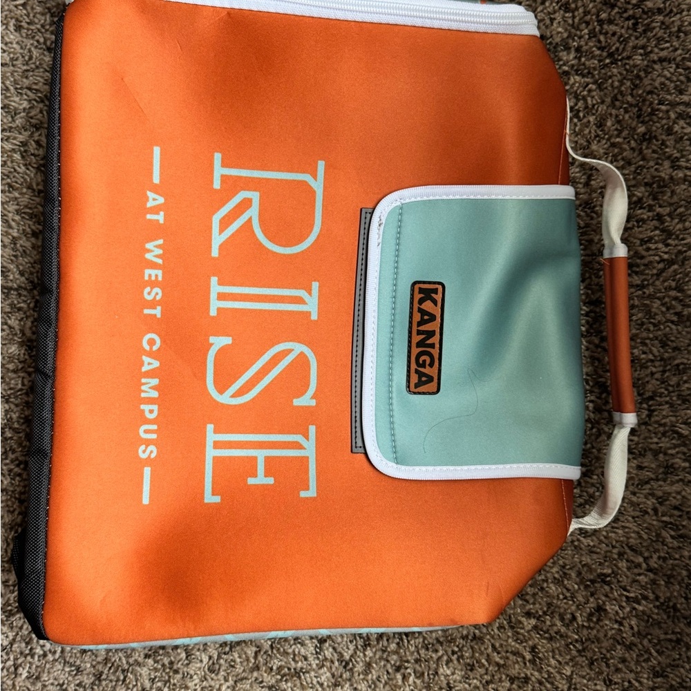 Kanga Orange and Mint Cooler Bag